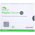 Mepilex Border Ag Schaumverband 7 x 7.5 cm, 5 Stück