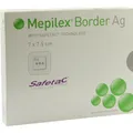 MEPILEX Border Ag Schaumverb.7x7,5 cm steril 5 St