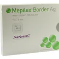 2x MEPILEX Border Ag Schaumverb.7x7,5 cm steril 5 ST