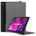 Lobwerk Hülle für Lenovo Yoga Tab 11 YT-J706F 2021 11 Zoll Smart Cover Etui mit Standfunktion und Auto Sleep/Wake Funktion Grau