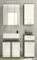 xonox.home Badkombination Blake Rauchsilber Nachbildung 114x191x34 cm