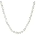 Valero Pearls Perlen-Kette Sterling Silber Süßwasser-Zuchtperle in 40 cm + 5 Damen 