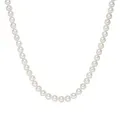 Valero Pearls Damen Perlen-Kette Sterling Silber Süßwasser-Zuchtperle