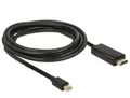 Delock Videokabel - DisplayPort / HDMI - HDMI (M) bis Mini DisplayPort (M)