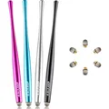 Stylus Touchstift 4er Set mit Nanofaser Tipps für Handy Tablet iPad Kindle