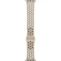 Apple Watch Nike Sport Band Armband 46 mm S/M Desert Stone Watch Ultra 2, Watch Ultra, Watch Series 10, Watch Series 9, Watch Series 8, Watch Series 7, Watch