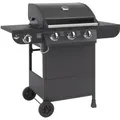 El Fuego Gasgrill Columbus 3-Brenner + Seitenkocher ca. 117,5 x 107,5 x 58,5 cm
