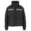 Karl Kani Trainingsjacke Karl Kani Damen KW-JK012-001-01 KK Retro Essential Puffer Jacket (1-St) schwarz M (40/42)