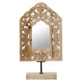 Boho Deko Standspiegel Kosmetikspiegel Schminkspiegel Spiegel Tischspiegel 38cm