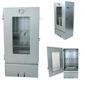 Räucherofen 44x28x80cm Räucherschrank mit Haken und Thermometer Stahlblech