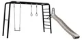 BERG Spiel- und Fitnessgerät PlayBase Large + Play set Stahl zum Eingraben