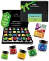 Hallingers Genuss Manufaktur Tee Geschenkset - 24 Sorten Premium loser Tee im Glas in edler Geschenkbox, vegan & glutenfrei, Tee Set "Selektion No. 2" Probierset, Geschenkidee für Frauen, Weihnachten