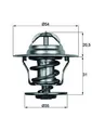 NEU - MAHLE TX1587D Thermostat, Kühlmittel für AUDI FORD SEAT SKODA TRABANT VW