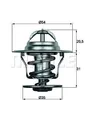 MAHLE TX 15 87D Thermostat, Kühlmittel für AUDI FORD SEAT SKODA TRABANT VW