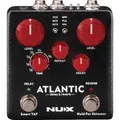 Nux NDR-5 Atlantic Delay und Reverb Pedal, Core Image Technology (Smart-TAP-Funktion, 3 Delay-Effekte, TRS-Eingang, Stereo-Ausgang, USB-Anschluss für Firmware-Updates, 9 V DC Netzteil), Schwarz