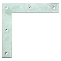 Alberts Eckwinkel quadratisch 120 x 120 x 20 mm, sendzimirverzinkt, 1 Stck (Eckwinkel, 1 Stk.) (332853)