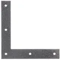 Eckwinkel DURAVIS® 120 x 120 x 20 mm, Material: Stahl, sendzimirverzinkt, Oberfläche: schwarz-diamant