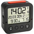 TFA 60.2528.01 Bingo schwarz Funk Wecker mit Temperatur