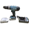 Makita DF457DWE Akku-Bohrschrauber, 18 V, Schwarz, Blau, Size