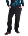 Vishes - Alternative Bekleidung - Warme Damen Hose Winterhose Haremshose ECO Fleecehose Thermohose schwarz 40-42