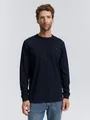 TOM TAILOR Langarmshirt T-Shirt Basic Langarmshirt aus Baumwolle