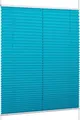 K-HOME Plissee Klemmfix FLORIDA Stripe mit patentiertem Design, Lichtschutz, ohne Bohren, verspannt, Klemmfix, patentiertes Design