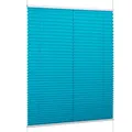 Khome Klemmfix-Plissee Florida Petrol 30 x 130 cm (B x L) einzigartiges Design mit bezauberndem Lichteffekt