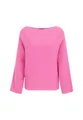 zero Damen Strickpullover mit U-Bootausschnitt 44, Raspberry Velvet