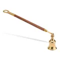 Kerzenlöscher Messing mit Holzgriff ca. 26,5 cm lang beweglicher Kopf Leuchte...