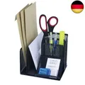 Wedo 65501 Stifteköcher Butler Office (4 Fächer und Schrägablage, Drahtmetall) s