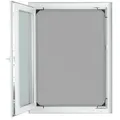 EasyMaxx Moskitonetz  12040 , grau , Kunststoff,Aluminium , Maße (cm): B: 115 H: 135