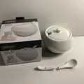 H063 - Nerthus Zuckerdose - Porzellan - Keksdose - weiß - Zucker