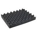 HMF 14585 Noppenschaumstoff, Akustikschaumstoff, 345 x 275 mm, Schaumstoffeinlage, Tabletop, Höhe: 45 mm