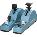 Thrustmaster TCA Quadrant Add-On Airbus Edition, Schubhebel, blaugrau