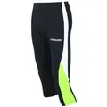 Airtracks Lauftights Laufhose 3/4 Lang (Sporthose mit Kompressionswirkung) & Quick Dry Funktion » S M L Xl XXL XXXL « schwarz S