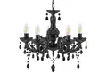 Searchlight Pendelleuchte Marie Therese 5Lt Leuchte - Glas & Acryl, ohne Leuchtmittel