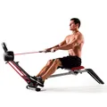 Rudergerät 2in1 Rudermaschine & Tube Allround-Fitnessgerät 3fach Band-Zugsystem