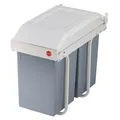 HAILO Abfalleimer "Multi Box", silberfarben, 28 l - bunt