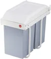 Hailo Multi-Box Duo L 3659-001 Mülltrenn-System 28 l Stahlblech (B x H x T) 262 x 505 x 448 mm Grau, Weiß 1 St.