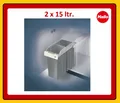 Abfallsammler Multi-Box 2 x 15l ,grau für Unterschränke ab B.300mm, HAILO