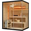 Artsauna Traditionelle Sauna Vantaa 150 x 140 cm mit 4,5 kW Saunaofen