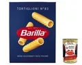 5x Barilla Tortiglioni n. 83, Pasta Hartweizengrieß 500g+Italian Polpa 400g