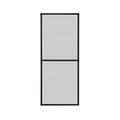 APANA - Fenster Fliegengitter mit Alurahmen & robustem Fiberglasgewebe - Insektenschutz Fenster mit umlaufender Bürstendichtung - Fenster Montage ohne Bohren (130 x 240 cm | Anthrazit)
