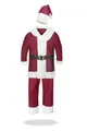 Nikolauskostüm Samt top Qualität Weihnachtsmann Anzug Santa Nikolaus Weihnachten