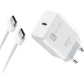 USB-C Charger Kit für Apple 20W PD White (60758) - Weiß