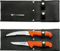 Dick 2-teiliges Jagd-Set: Ringelmesser 10 cm, Aufbrechmesser 15 cm, ErgoGrip