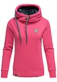 REPUBLIX Damen Kapuzenpullover Sweatjacke Pullover Hoodie Sweatshirt RD-002 Fuchsia XS