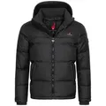Höhenhorn Winterjacke Bristen Herren Daunen Jacke für Männer Gefüttert Thermo RDS-zertifizierte Daunen schwarz XL