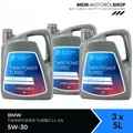 BMW TwinPower Turbo LL-04 5W-30 Original Motorenöl ACEA C3 3x5 Liter = 15 Liter
