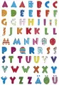 HERMA Buchstaben Sticker MAGIC A-Z Stone geprägt 1 Blatt à 64 Sticker